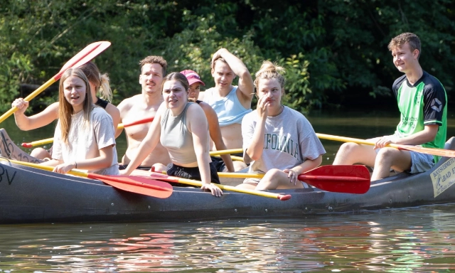 Kanufahrer auf der Lahn - Bild 4